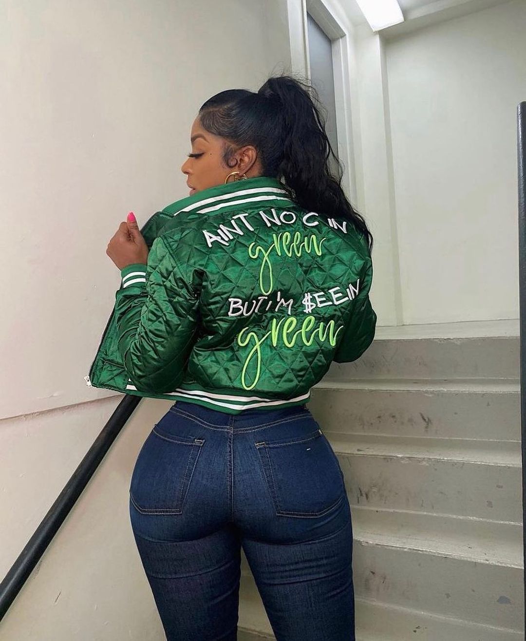Embroidered Quilted Jacket