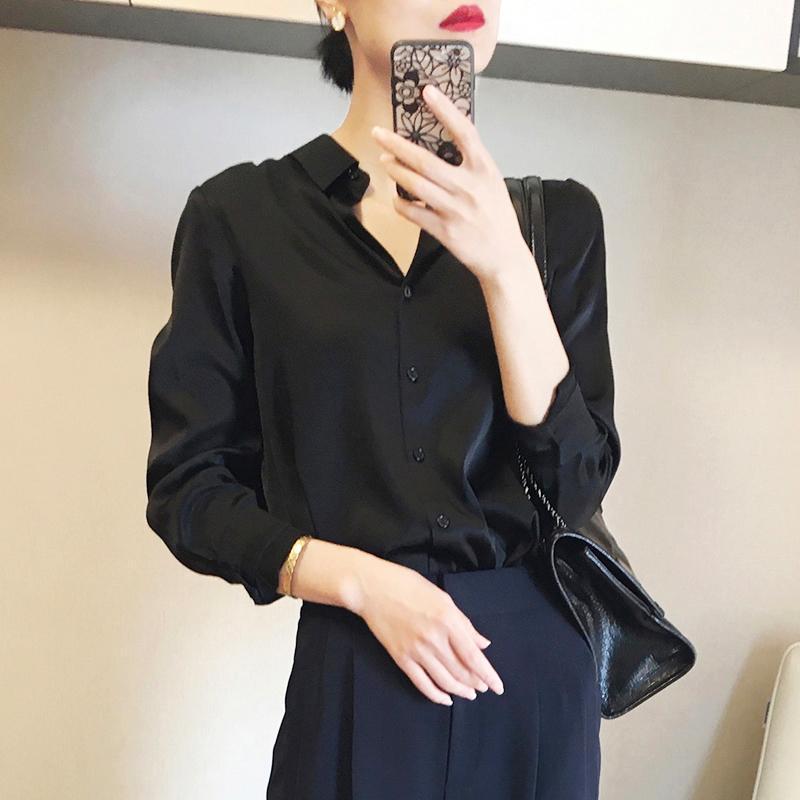 Elegant High-end Satin Shirt