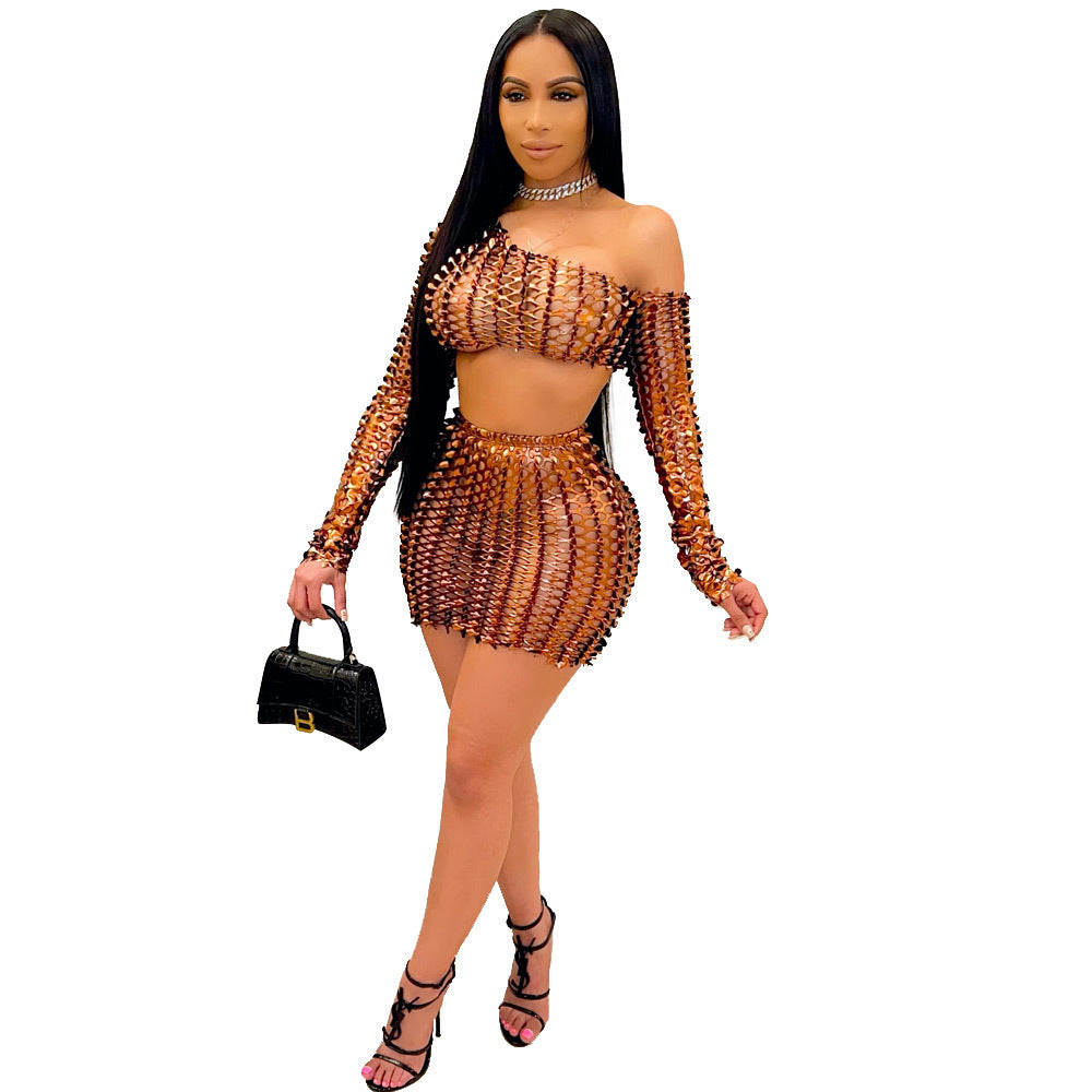 2 Pcs Hollow Out Net Set