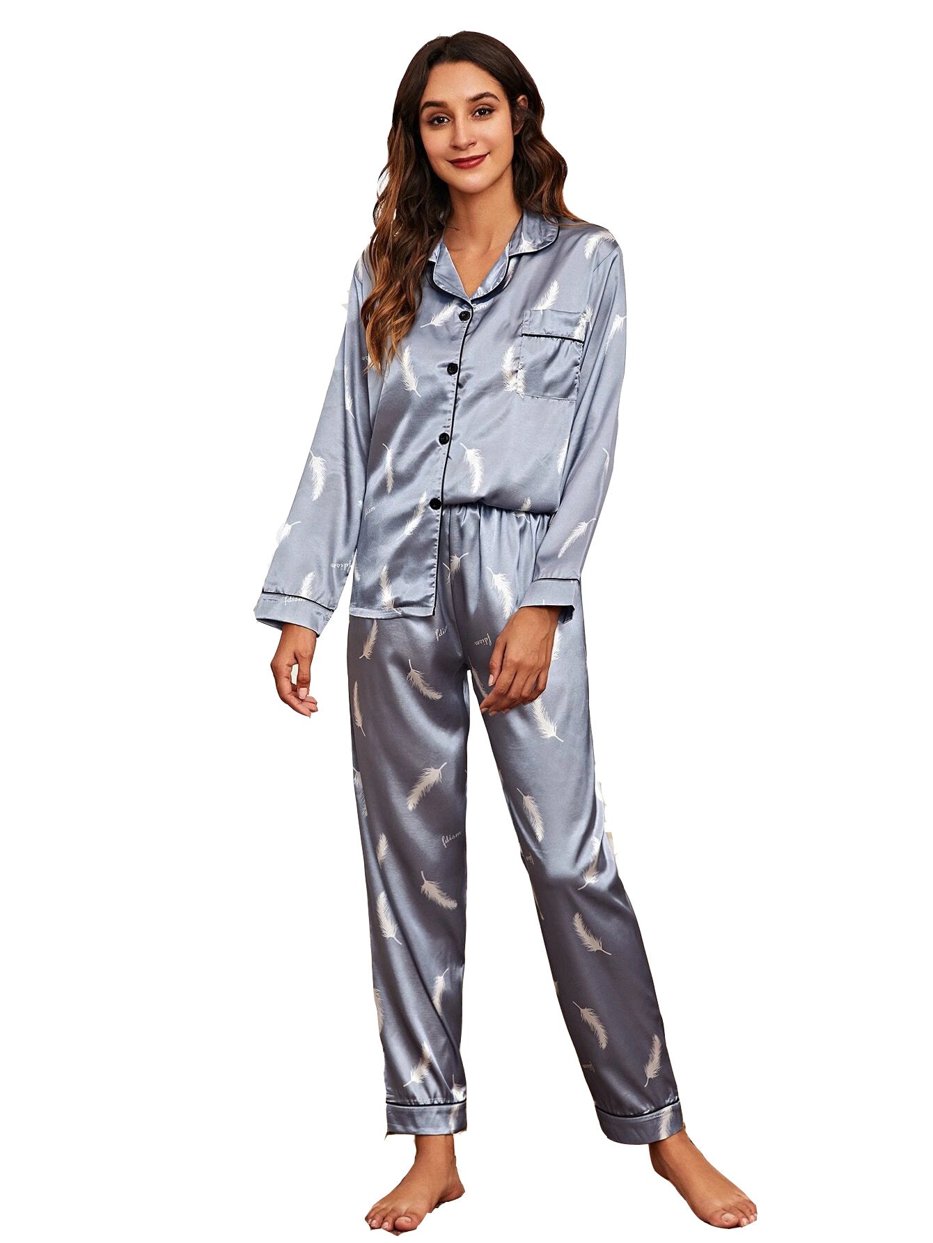 Women's Printed Pajama Set