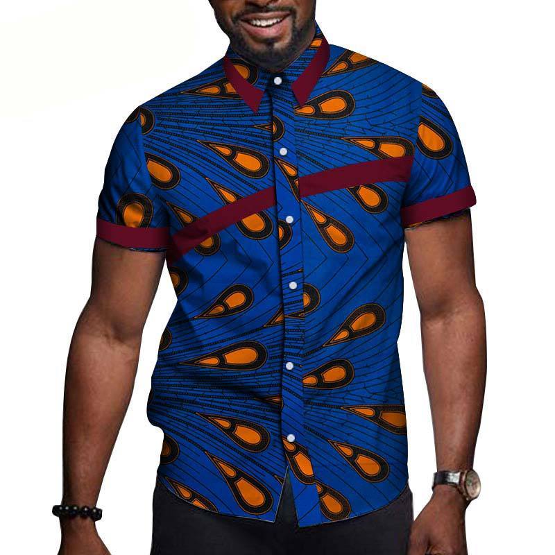 Men's African Print Sports Shirt