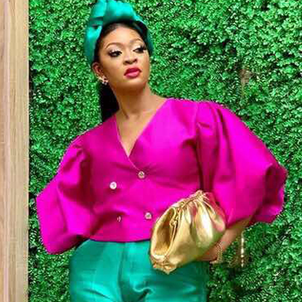 Women's Balloon Sleeve Blouse