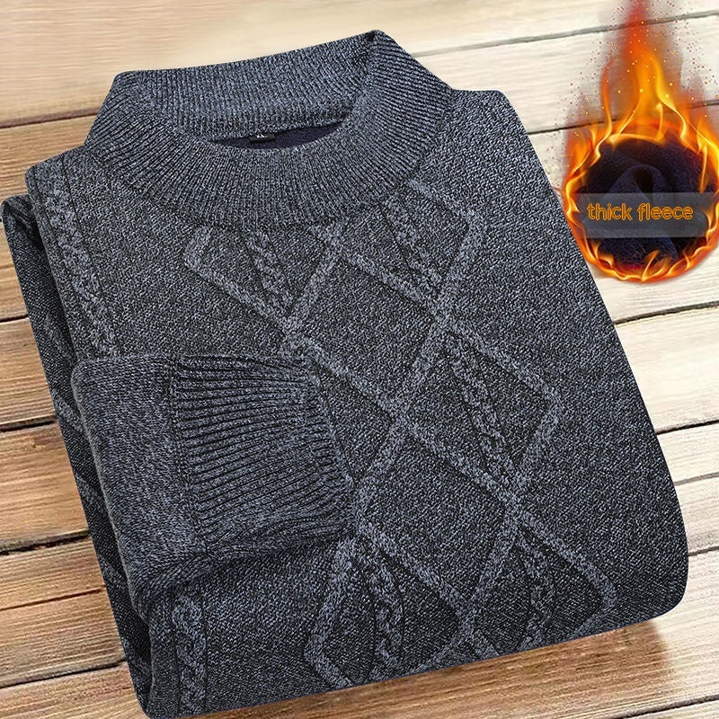 Men's Fleece-lined Sweater