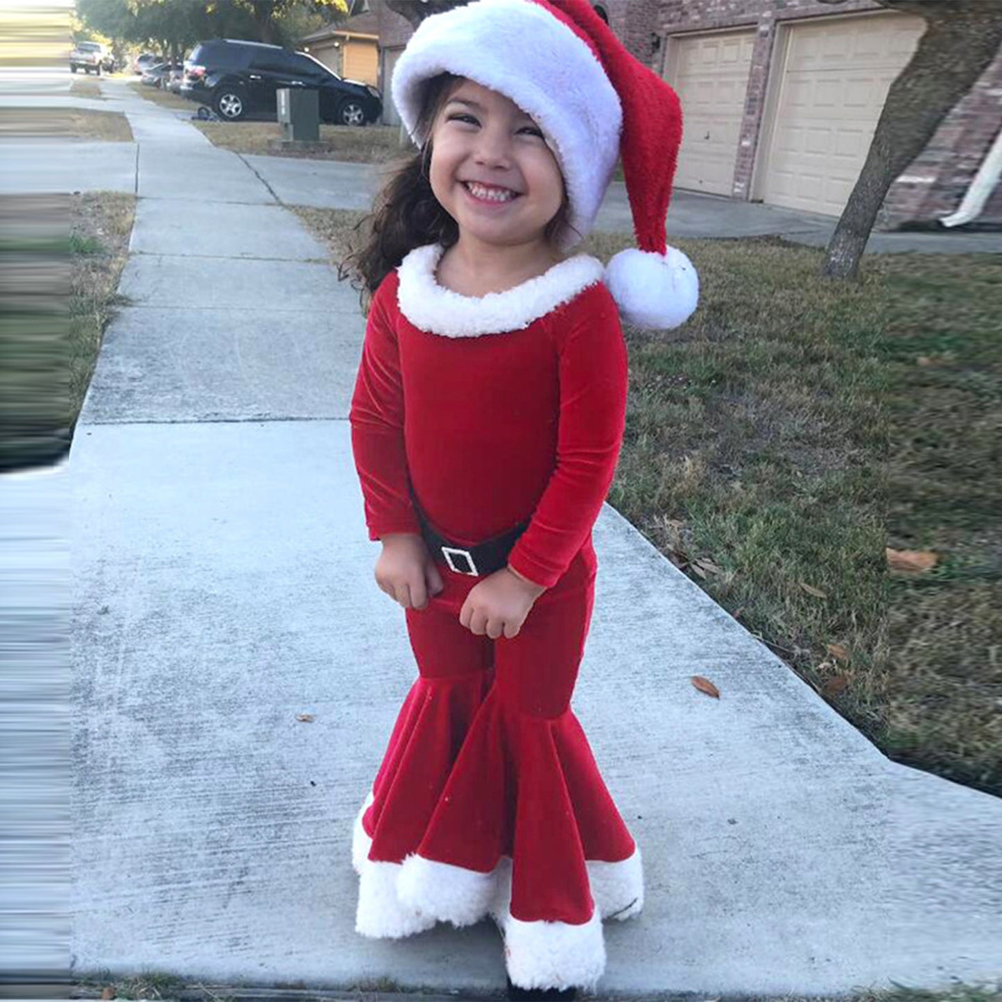 Kids Christmas Bell Bottoms 3-pcs