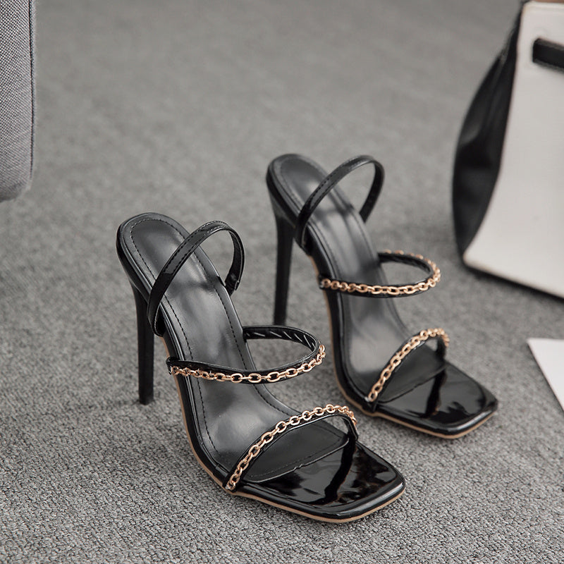 Women's Roman Sandals Stiletto Heels
