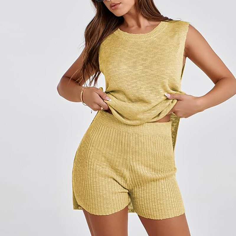 Women's 2pcs Knitting Suit