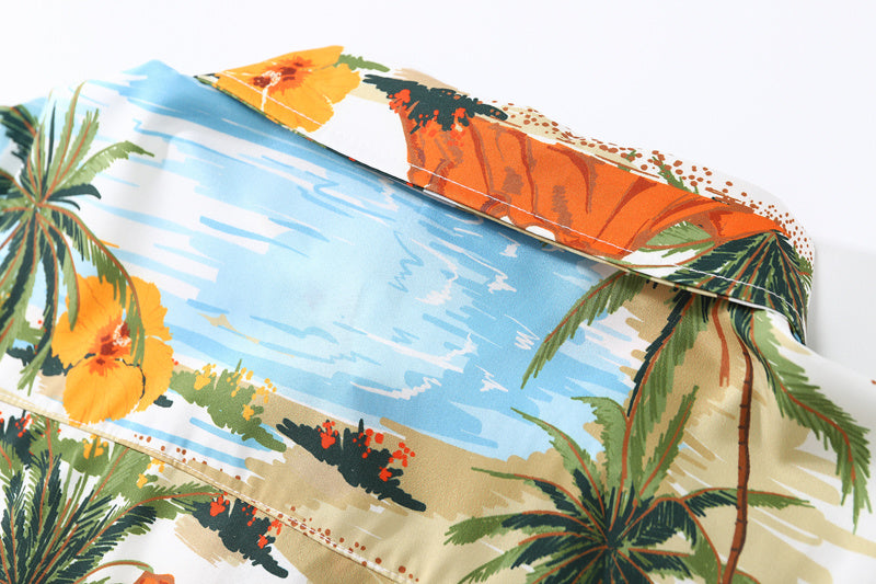 Men's Thai Style Floral Shirt