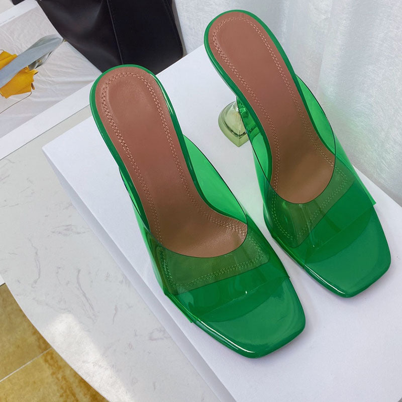 Stiletto See Through Sandals