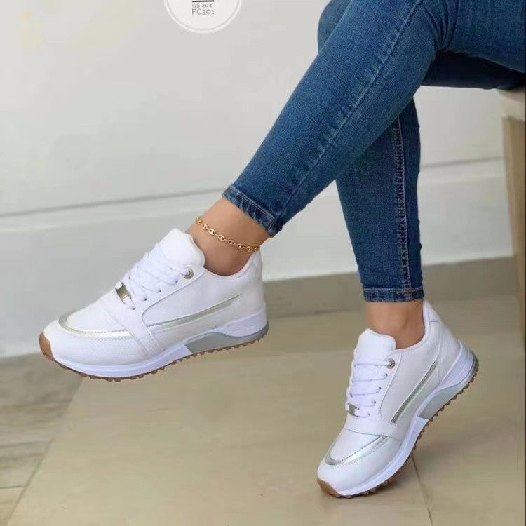 Women Round Toe Walking Sneakers