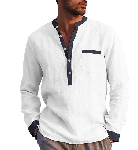 Men's Long Sleeved Cotton Shirt