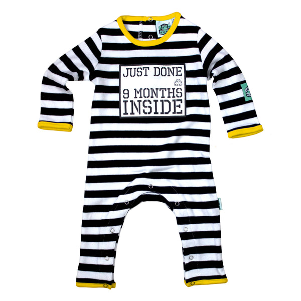 Just Done 9 Months Inside® New Born Baby Grow Lazy Baby®