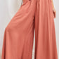Womens Wide Leg Pocket Pants