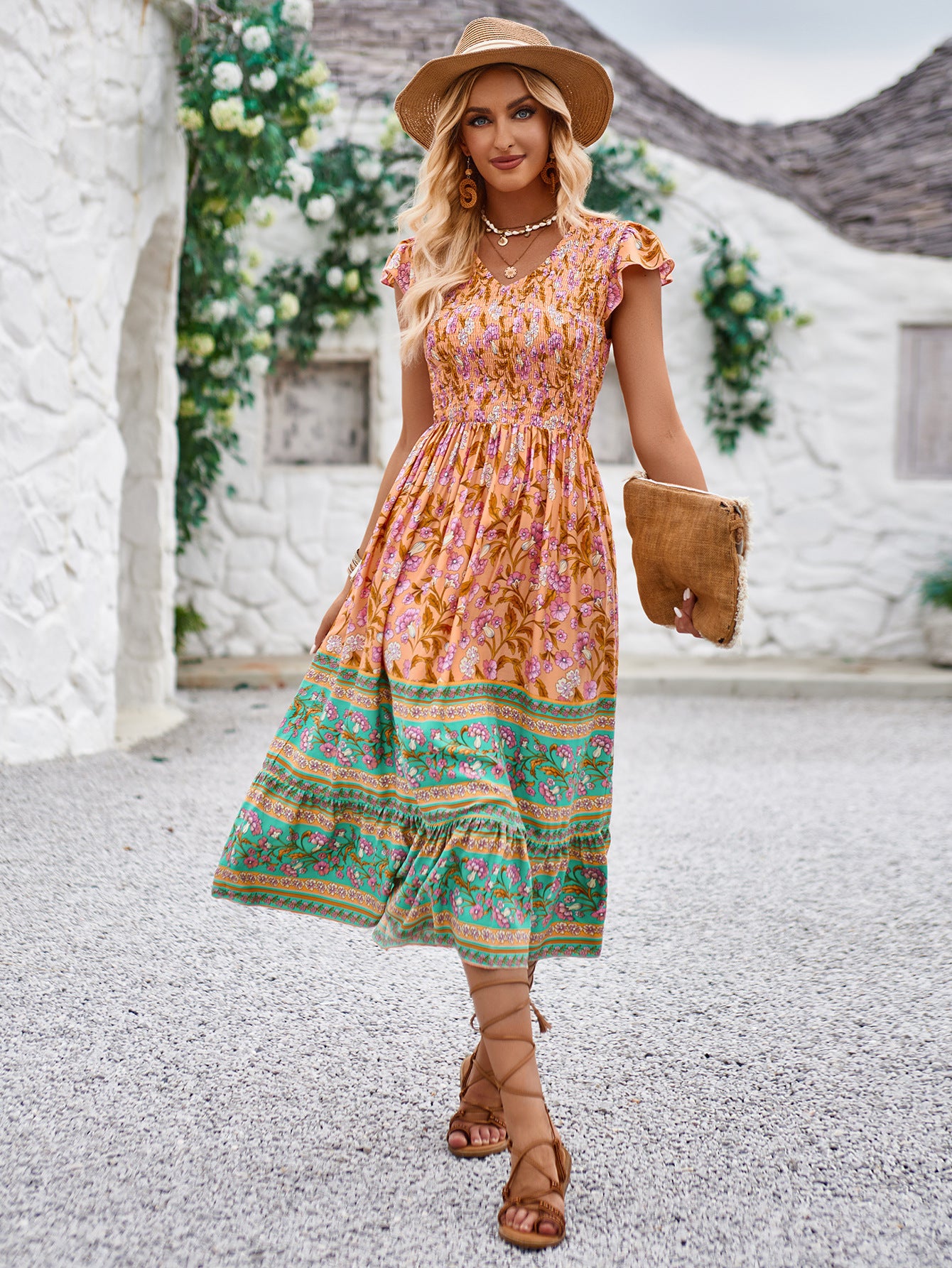 Summer Bohemian  Beach Dress