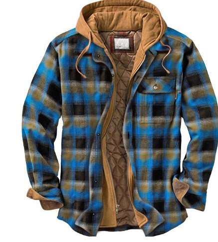 Men's Hooded Jacket Shirt