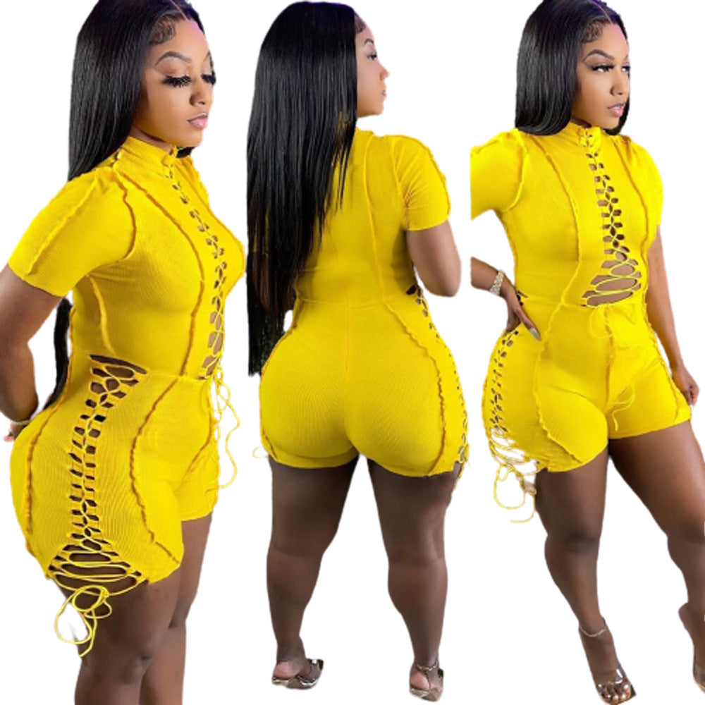 Shoelace Rompers