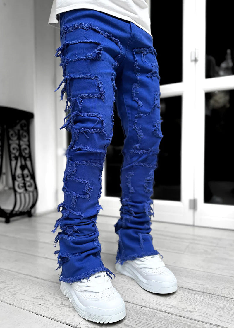 Men's Stacked fitted Jeans