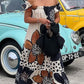 Off-The-Shoulder Long Printed  Dress