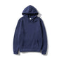 Cotton Fleece Solid Color Hoodie For Women