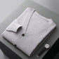 V-neck Thin Loose Wool Cardigan For Men