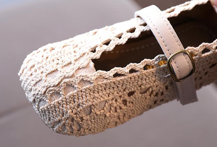 Girls Crochet Flats