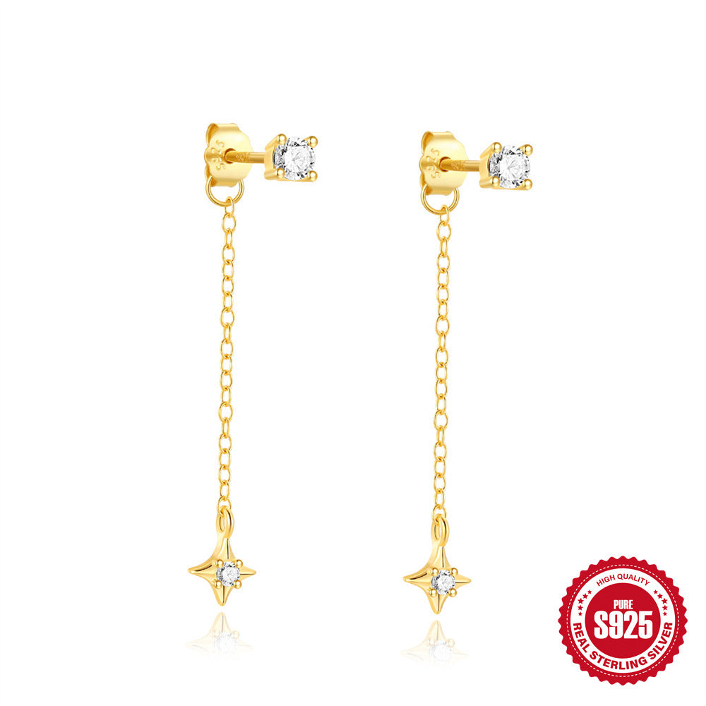 Sterling Silver Tassel Earrings