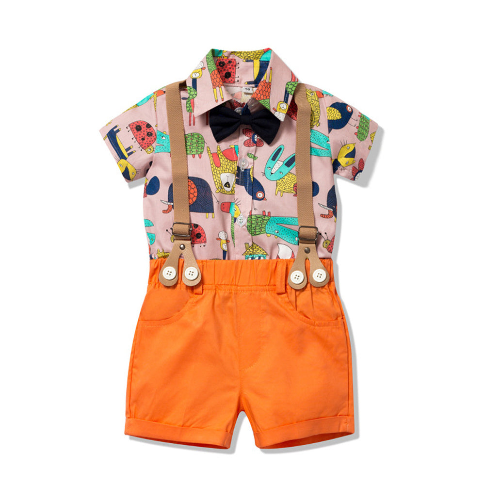 Little Gentleman 2 Pcs Bow Tie Suit