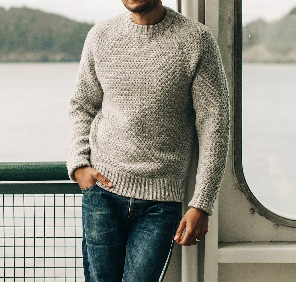 Men's Knitted Pullover Sweater