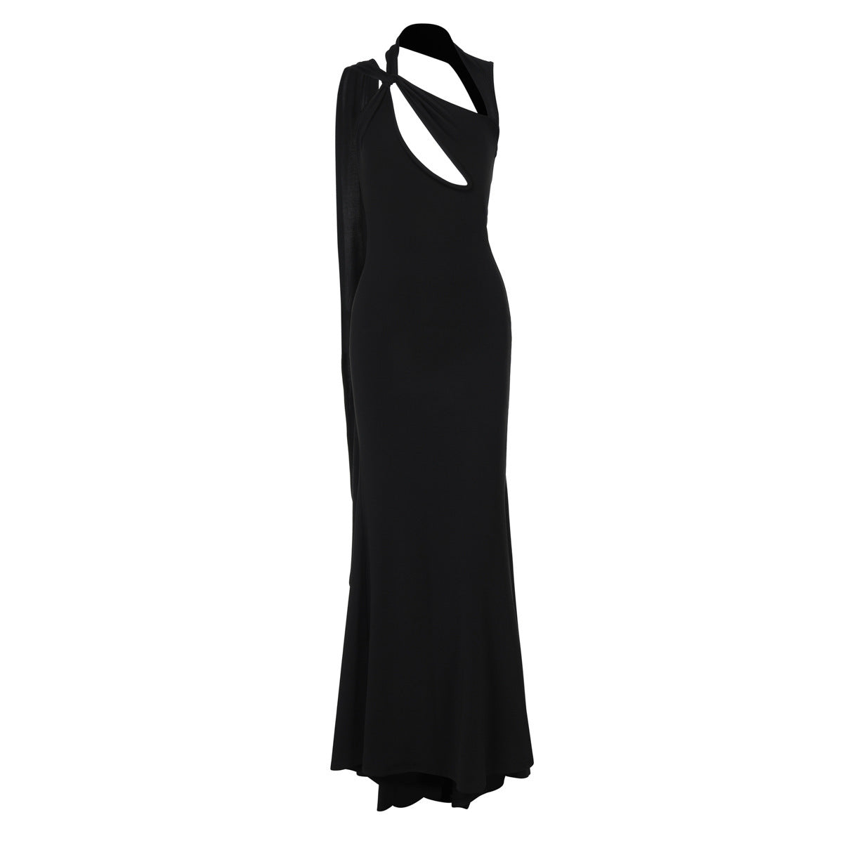 Women's Shoulder Tie Evening Dress