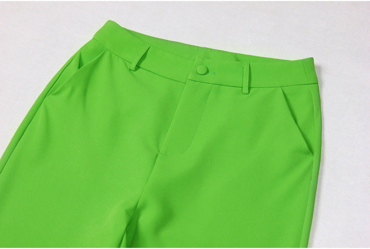 Chenille2 Pcs Pants Suit