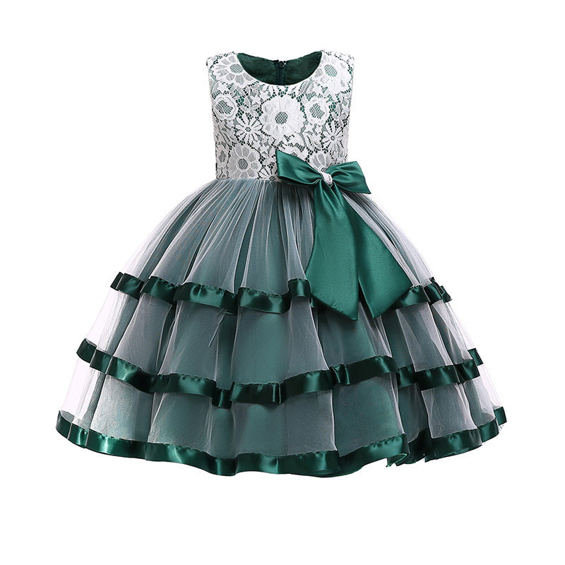 Toddler's Big Bow Princess Dress