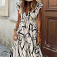 Ladies Abstract Printed Dress