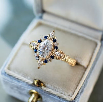 Inlaid Fashion Ring