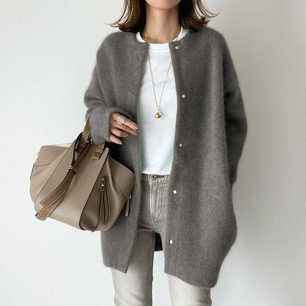 Single Breasted Knitted Cardigan