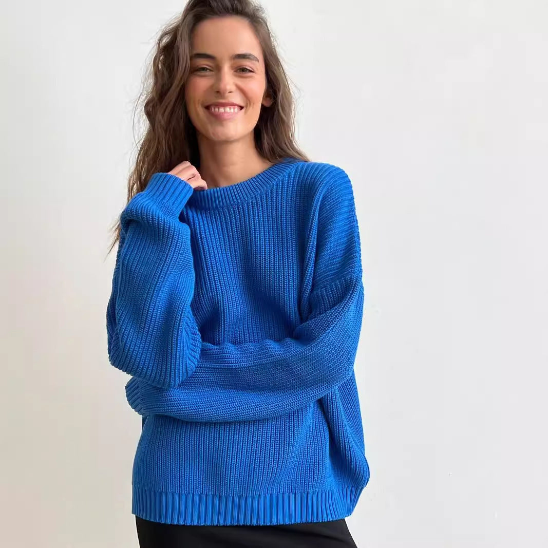 Core-Pun Yarn Sweater w/Spandex