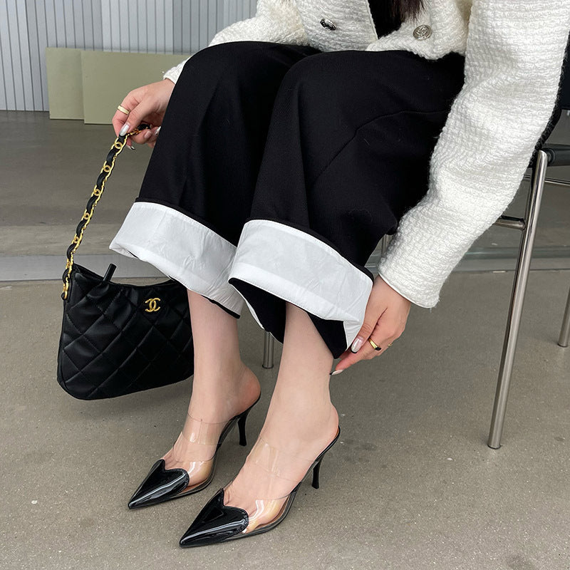 Transparent Stiletto High Heels