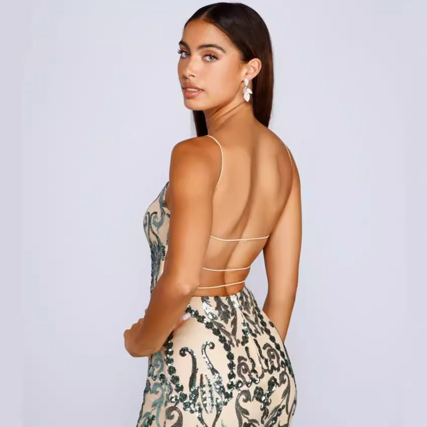 Evening Sequin Dress