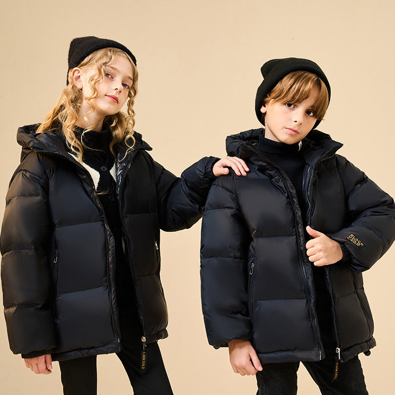 Children's Trendy Best-selling Black Down Jacket