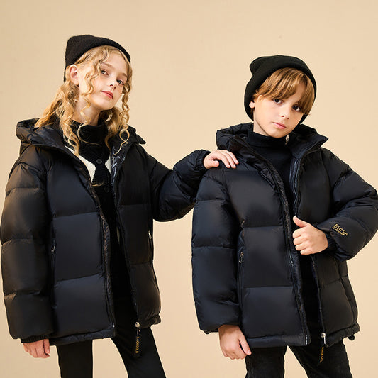 Children's Trendy Best-selling Black Down Jacket