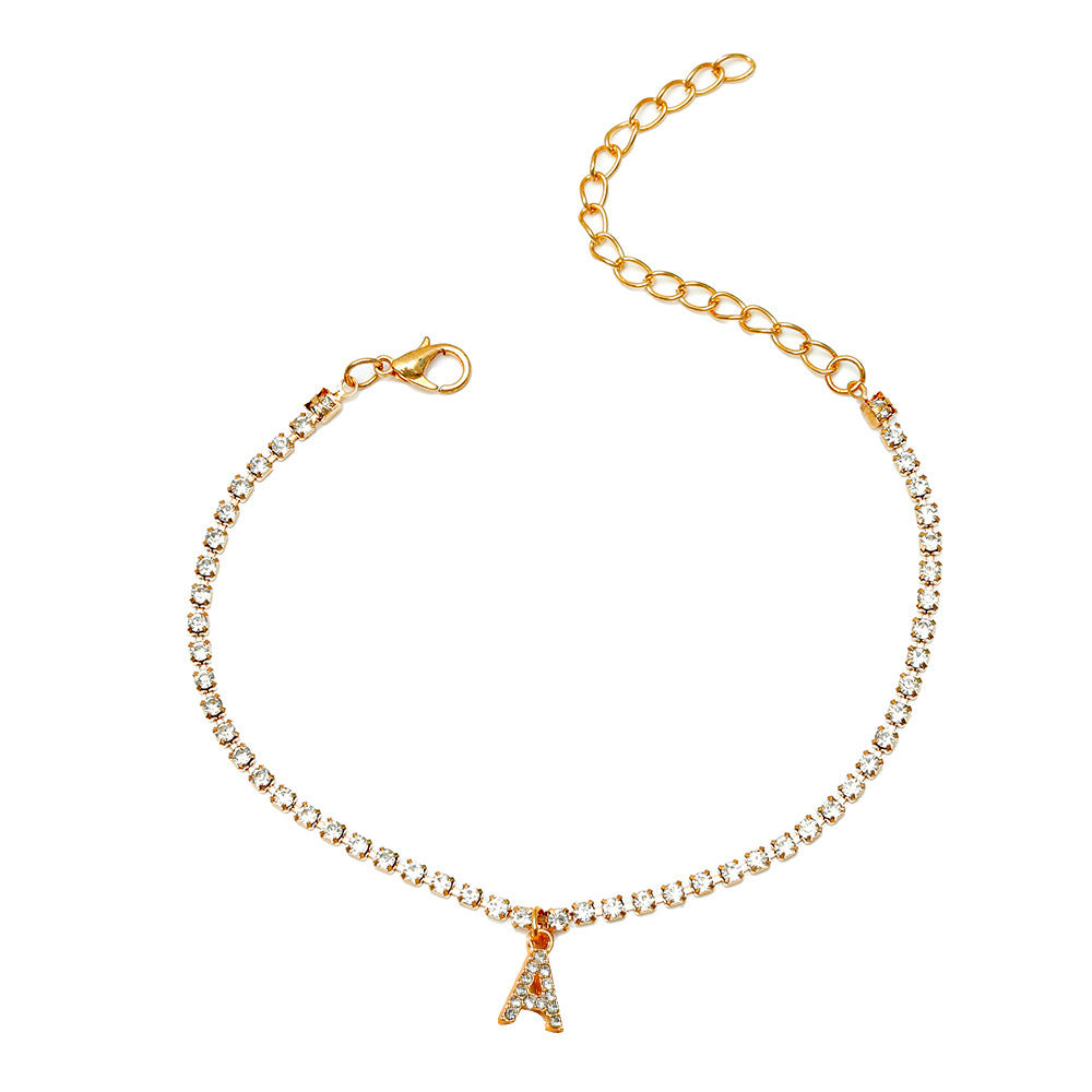 Alphabet Anklet