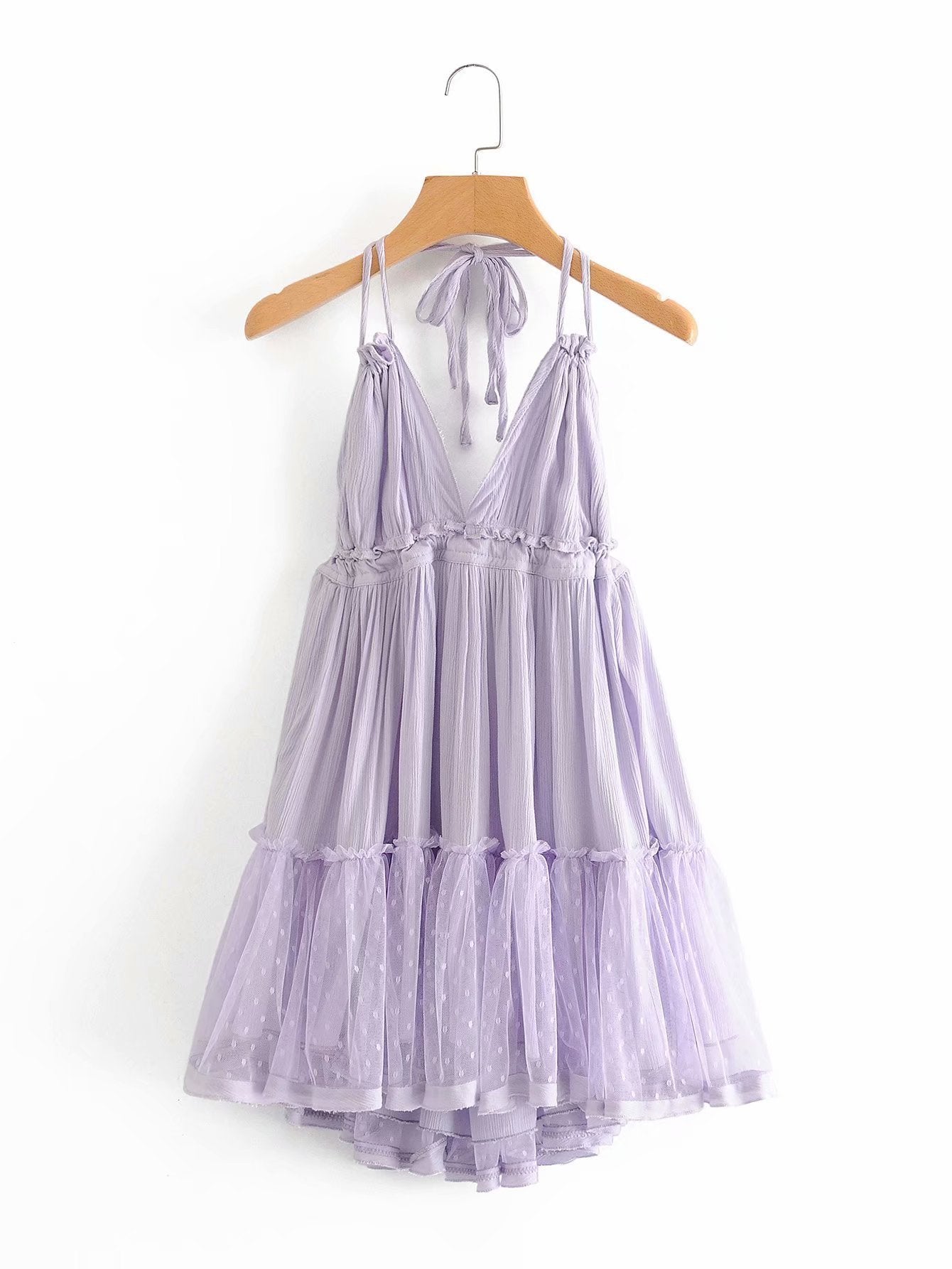 Backless A-Line Dress