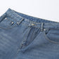 Men's Retro Personality Washed Jeans