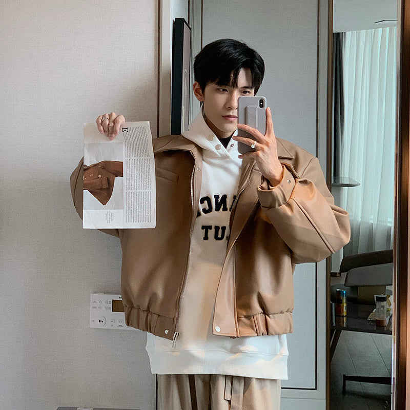 PU Leather Retro Jacket