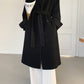 Trendy Double-faced Wool Overcoat