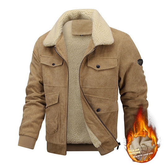 Men's Fleece Corduroy Jacket