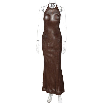 Women's Sexy Backless Fitted Dress