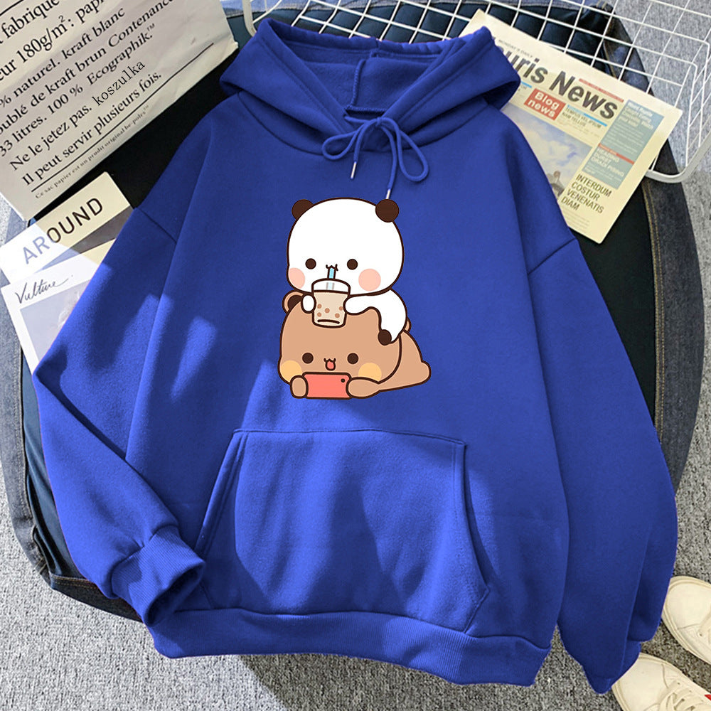 Bubu And Dudu Aesthetic Graphic Hoodie For Women