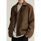 Men's Twill Blended Turn-down Collar Coat