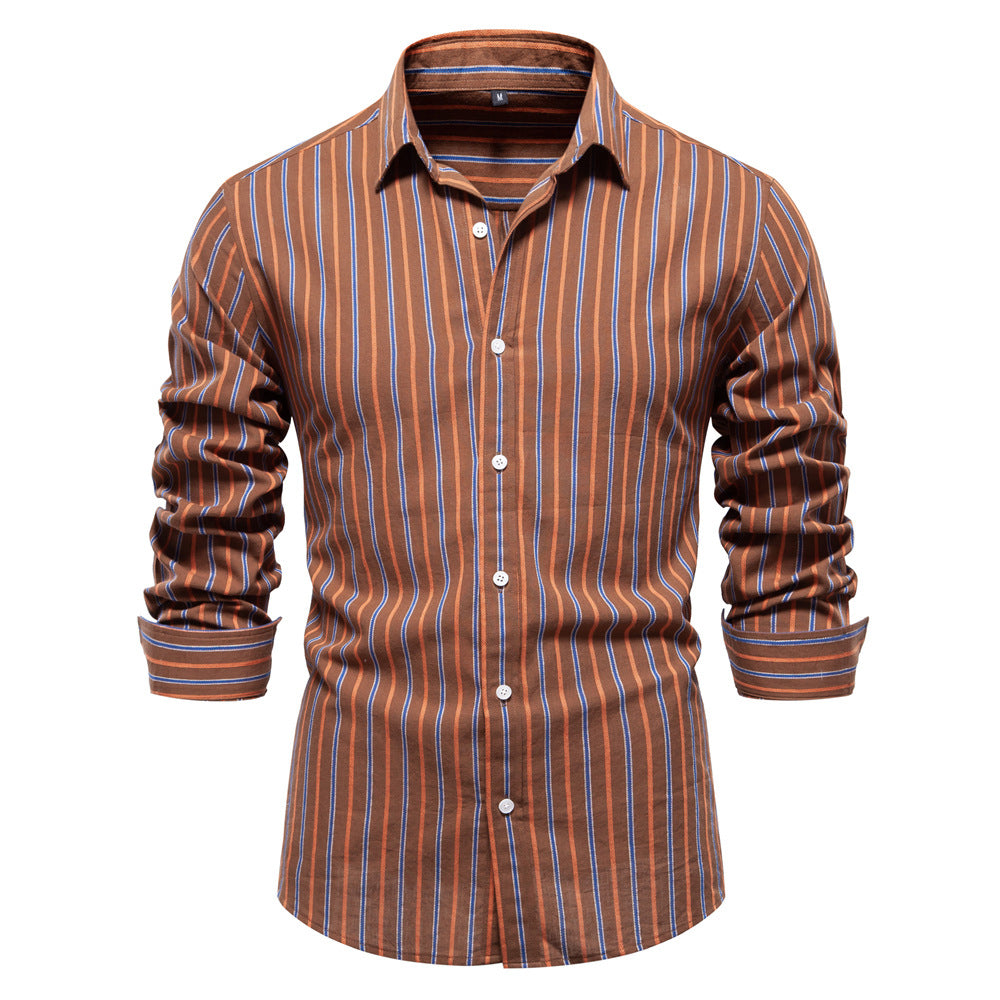 Men's Striped Cotton Sport shirt