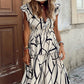 Ladies Abstract Printed Dress