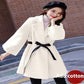 Women's Goat Skin Woolen Coat